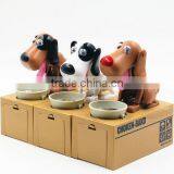 UCHOME Hot Selling Christmas Gift Plastic Carton Eating Dog Coin Bank thumbnail-1