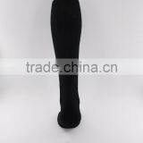 Black Nylon Knee High Soccer Wholesale Socks Men thumbnail-4