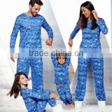 Family Christmas Plain Flannel Pajamas For Kids And Adult