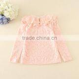 Fleece Undershirts Children Autumn Clothes High Quality Lace Girls Winter Lonh Sleeve Tee Warm Soft Kids Tee thumbnail-4