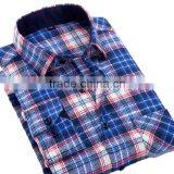 Mens Casual Plaid Shirts Comfort Soft Leisure Flannel Cotton Shirt thumbnail-2