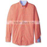 2017 High Quality Low Price School Casual Flannel Plaid Shirt thumbnail-3