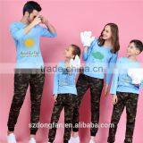 Family Matching Clothing Long Sleeve Shirt Matching Clothes Mother and Daughter Sweet Family Look Clothes thumbnail-3