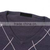 V-neck Stylish Long Sleeve Sweaters For Men thumbnail-2