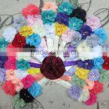 Multi Types Girl Baby Flower Headband Wholesale, Glitter Pearl Headbands Elastic thumbnail-2