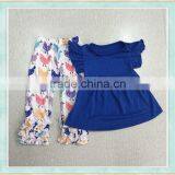 2017 Factory Hot Sale Girl's Summer Thanksgiving Chicken Design Baby Clothing thumbnail-1