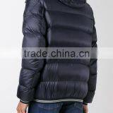 Wholesale Newly Arrived Plain Dyed Dark Blue Down Feather Cotton Padded Coats Made in Vietnam thumbnail-4
