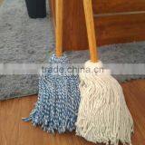 Cheap Washable 32OZ Cotton Deck Mop With Plastic-Coated Wood Handle thumbnail-1