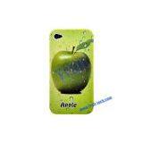 Green Apple Pattern TPU Case for IPhone 4 thumbnail-1