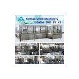 High Speed Filling Production Line , Electric PLC Rinsing Filling Capping System