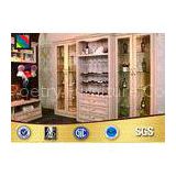 Custom Modern small wine glass display case / cabinets with lights
