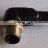 M12 Male Molding Type Right Angle Waterproof Connector