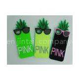 Pineapple Silicone Cell Phone Case Dust-proof / Smart Phone Covers OEM