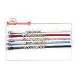 Custom Luxury Faux Leather Bling DIY Dog Collar For Pet Adjusts 8 -11