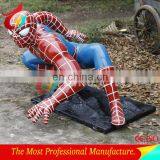 Life Size Spiderman Statue Fiberglass Sculpture thumbnail-2