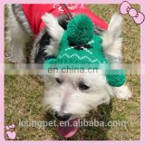 Christmas Festival Pet Accessories, Knitted Dog Woolen Hat