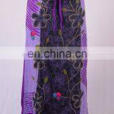 Stylish Razor Cut Floral Print Maxi Wrap Around Summer Skirt HHCS 115 A