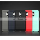 dropshipping oem cheap strong Xiaomi Redmi Pro Texture Carbon Fiber Shockproof TPU Rugged Armor Protective Case(Black)