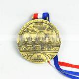 Free Ribbon With 3D Embossed Surface Metal Medal thumbnail-2