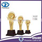 Wholesale Custom Electroplating Soccer Awards Metal Football Sport Trophy Made in China thumbnail-2