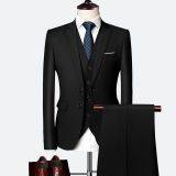High End Men's Suit Three Piece Panchromatic Business Suit Set Can be Customized thumbnail-3