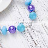 Girl Blue Necklace Bracelet Set Children Boutique Beauty Charms Necklace Jewelry Gift thumbnail-4