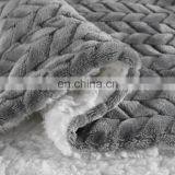 Hot Sale Wholesale Thick Double Flannel Sherpa Lambskin Blanket thumbnail-7