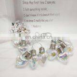 Hot Selling Plastic Heart Shape 10 LED String Light For Valentine Wedding Home Decoration thumbnail-5