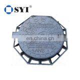 Round Manhole Cover With Octagonal Frame thumbnail-1