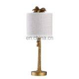 European Style Coconut Palm Shape Vintage Gold Monkey Table Lamps for Hotel Home Decor thumbnail-2