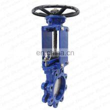 Bundor 2 Inch Rising Stem Flange Lug Knife Gate Valve Price List 4 PZ41X-16C Knife Gate Valve thumbnail-2