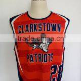 100%polyester Men's Performance Reversible Sublimation Print Tank Top thumbnail-1