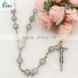 Plastic Rosary Bead Wholesale Cross Necklace thumbnail-3