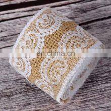 Wholesale Jute Burlap Lace Ribbon Hemp Roll Clothe thumbnail-5