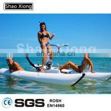 Water Sports Equipment Bike PVC Pontoons Inflatable Water Bike Buoy Bicycle Sea Bike Pedal Riding thumbnail-3