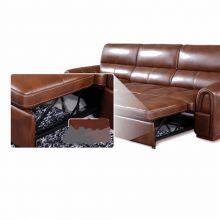Folding Sofa Bed Modern Minimalist Functional Corner Combination Leather Art Living Room Furniture Storage Sofa Bed thumbnail-4