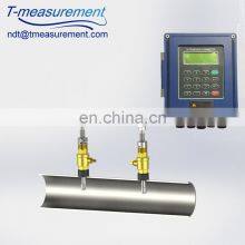 Taijia Wall Mounted Clamp On Type Ultrasonic Flowmeter Fixed Ultrasonic Flow Meter Reasonable Price TUF-2000B Flow Meter Price thumbnail-3