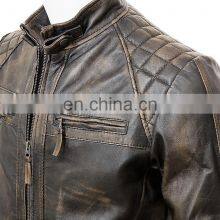 High Quality Sheep Leather Fashion Jacket Men thumbnail-2