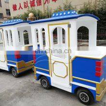 Factory Hot Sales Trackless Passengers Train Outdoor Ride Locomotive in China Competitive Price thumbnail-2
