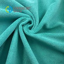 Custom Absorbent Fabric 80% Polyester 20% Nylon Terry Fabric For Towel Cleaning Cloth
