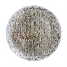 Wholesale Luxury Purple Colored Glass Charger Plate For Wedding Decoration Tableware thumbnail-3