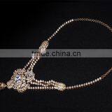 Newest Trending Item African Look Wedding Luxury Set CZ Pearl Jewelry Set thumbnail-4