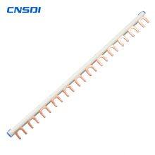 CNSDI Fork Type 63A Copper Comb Busbar With 12 Modules for Circuit Breaker thumbnail-4