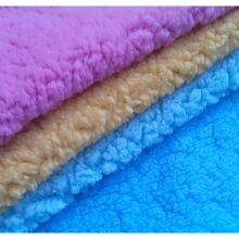 100% Polyester Back Side Brushed Shu Velveteen Faux Fur Sherpa Fleece Fabric