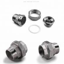 Stainless Steel Male and Female Threaded Union, Cast Pipe Fittings With Male and Female Threads Unions thumbnail-3