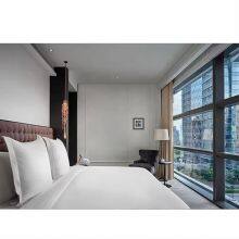 Nordic Apartment Bedroom Wood Bed Hotel Standard Room Wood Low Bed Modern Simple Floor Storage Beds thumbnail-2