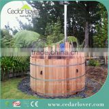 Cedar wood barrel hot tubs outdoor spas