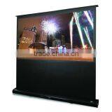 60''-100'' Floor Standing Projector Screens /Portable Pull-up Floor Stand Screen