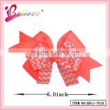 Factory Wholesale Hair Accessories New Years Hair Bows,stretch Ribbon Bow Tied thumbnail-1