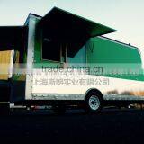 Green Uniaxial Food Truck NEW 4.8 M ENCLOSED CONCESSION FOOD VENDING BBQ TRAILER MOBILE KITCHEN thumbnail-6